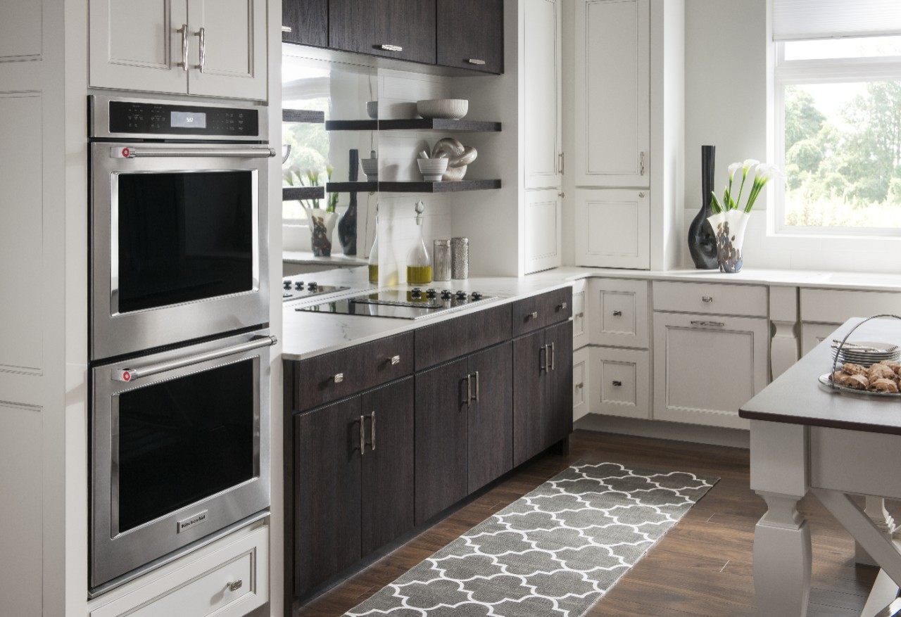 wall oven in kitchen